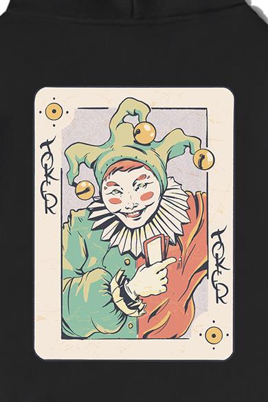 BRZ Collection Unisex Oversize Joker Illustration Sweatshirt Hoodie