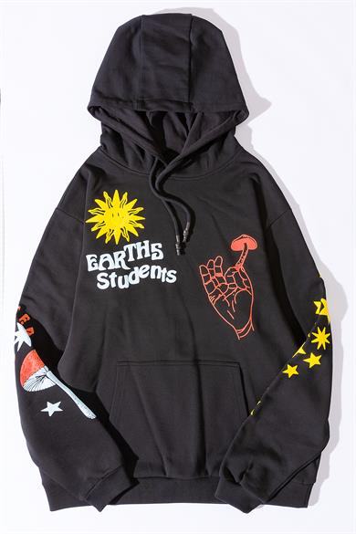 BRZ Collection Unisex Oversize Kanye West Earths Students Hoodie