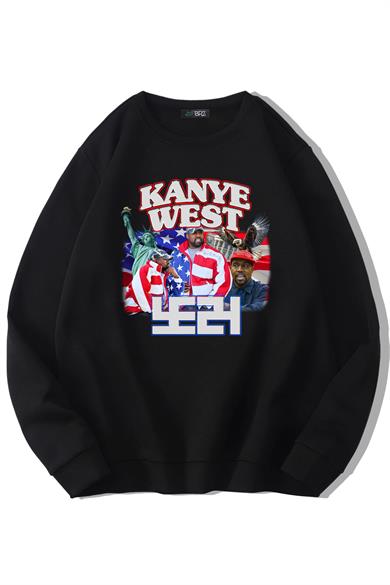 BRZ Collection Unisex Oversize Kanye West Sweatshirt