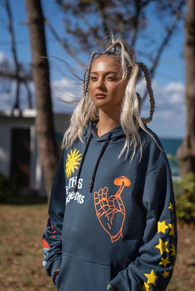 BRZ Collection Unisex Oversize Kanye West Earths Students Hoodie