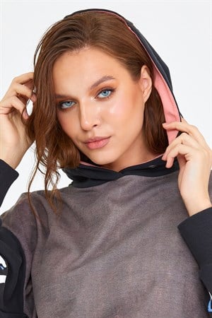 BRZ Collection Unisex Oversize Kapüşonlu Sweatshirt