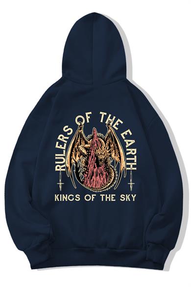 BRZ Collection Unisex Oversize King Dragon Hoodie