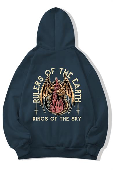 BRZ Collection Unisex Oversize King Dragon Hoodie