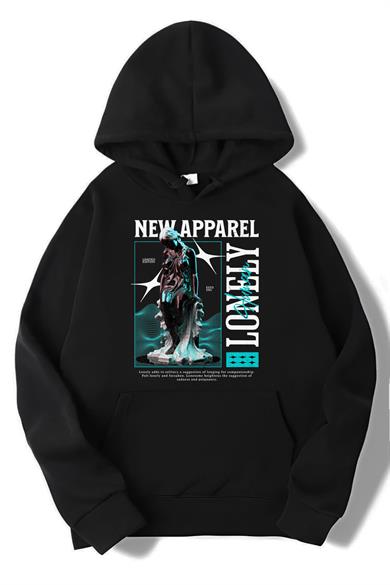 BRZ Collection Unisex Oversize Lonely Human Hoodie