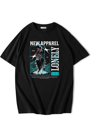 BRZ Collection Unisex Oversize Lonely Human T-shirt