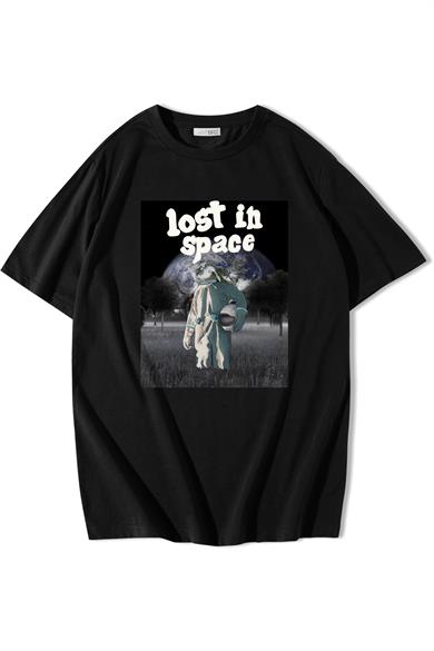 BRZ Collection Unisex Oversize Lost In Space T-shirt