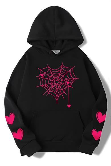 BRZ Collection Unisex Oversize Love Spider Hoodie