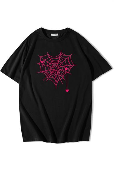BRZ Collection Unisex Oversize Love Spider T-shirt