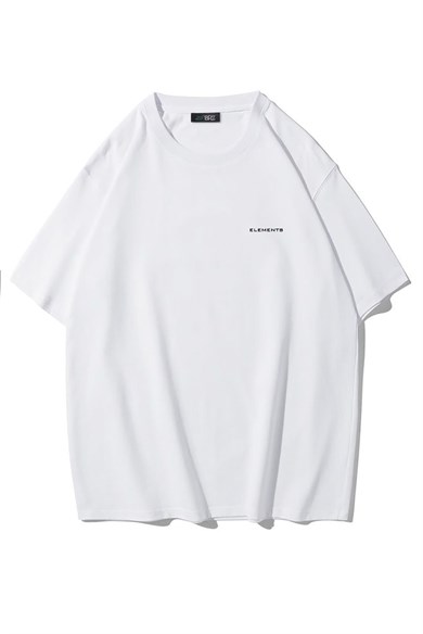 BRZ Collection Unisex Oversize Monte Carlo F1 T-shirt (BEYAZ)