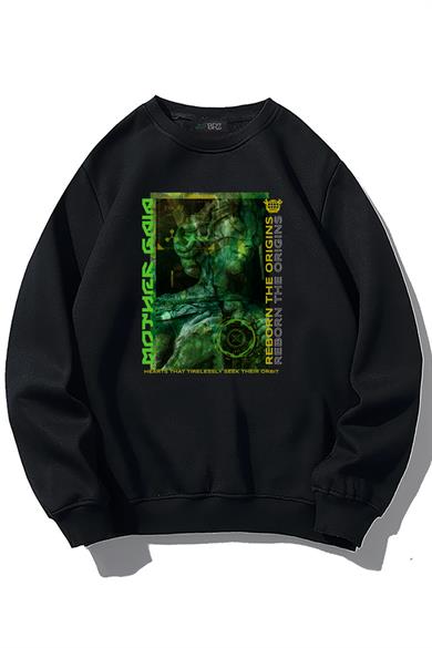 BRZ Collection Unisex Oversize Mother Gaia Sweatshirt