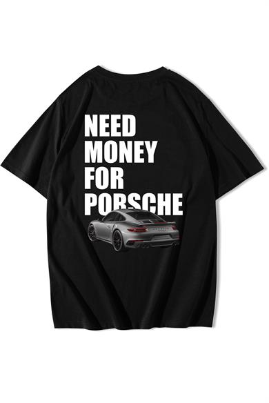 BRZ Collection Unisex Oversize Need Money For Porsche T-shirt