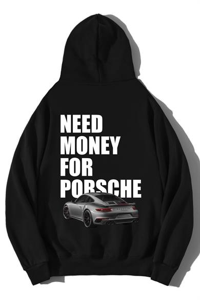 BRZ Collection Unisex Oversize Need Money For Porsche Hoodie