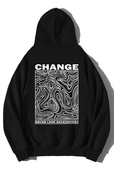 BRZ Collection Unisex Oversize Never Look Back Hoodie