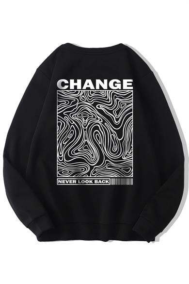 BRZ Collection Unisex Oversize Never Look Back Sweatshirt