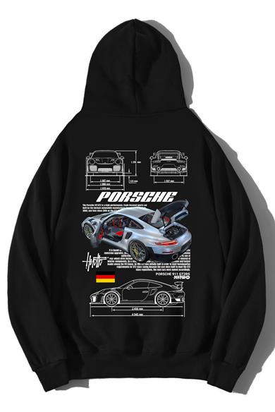 BRZ Collection Unisex Oversize Nitro Porsche 911 GT2RS Nitro Hoodie