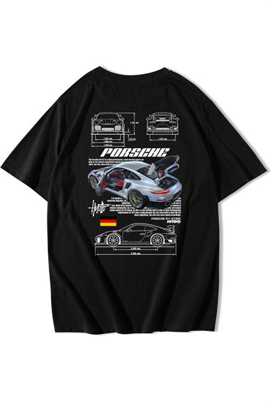 BRZ Collection Unisex Oversize Nitro Porsche 911 GT2RS Nitro T-shirt