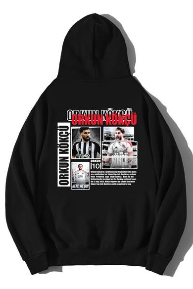 BRZ Collection Unisex Oversize Orkun Kökçü Hoodie Siyah
