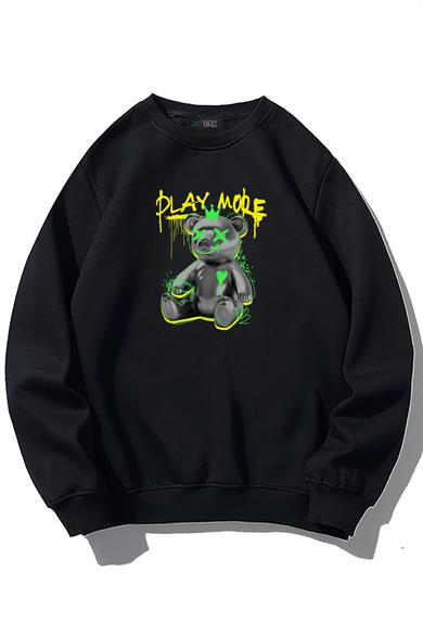 BRZ Collection Unisex Oversize Play More Sweatshirt