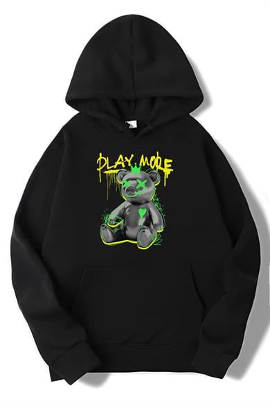 BRZ Collection Unisex Oversize Play More Hoodie