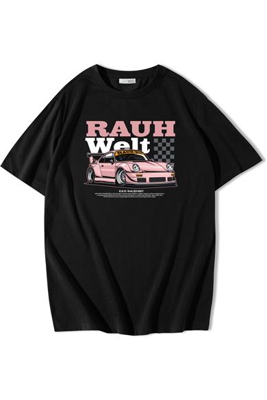 BRZ Collection Unisex Oversize RAUH-Welt Porsche T-shirt