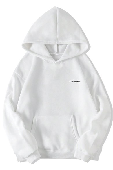 BRZ Collection Unisex Oversize Redbull RB19 Hoodie (BEYAZ)