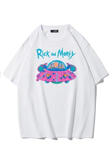 BRZ Collection Unisex Oversize Rick and Morty T-shirt