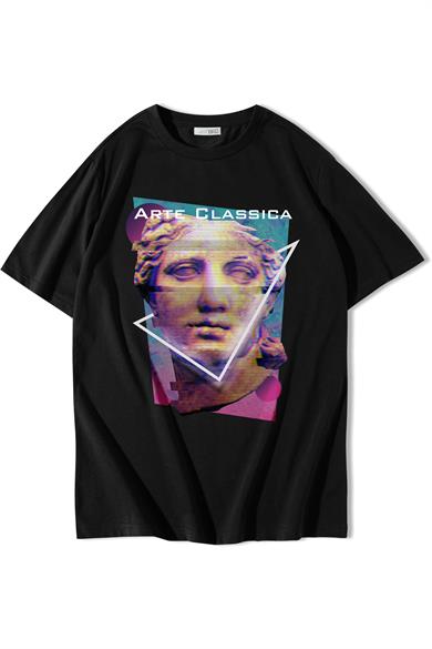 BRZ Collection Unisex Oversize Venus Statue T-shirt