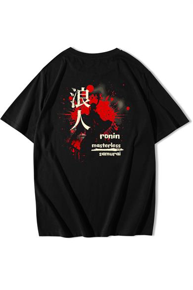 BRZ Collection Unisex Oversize Ronin Masterless Samurai T-shirt