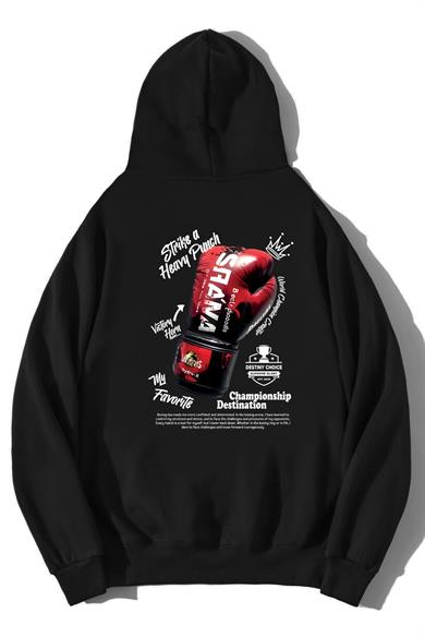 BRZ Collection Unisex Oversize Saana Boks Hoodie