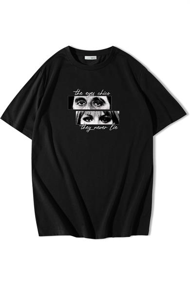 BRZ Collection Unisex Oversize Scarface T-shirt Siyah