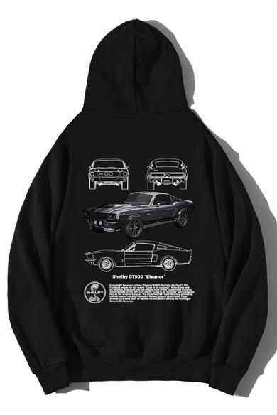 BRZ Collection Unisex Oversize Shelby GT500 Eleanor Hoodie