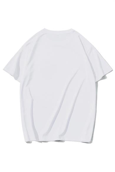 BRZ Collection Unisex Oversize Shut Up! T-Shirt (BEYAZ)