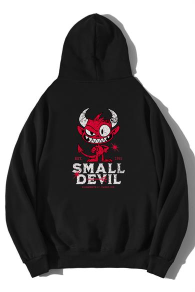 BRZ Collection Unisex Oversize Small Devil Hoodie