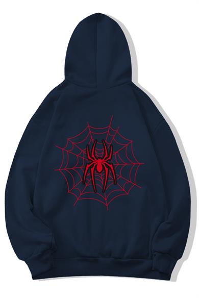 BRZ Collection Unisex Oversize Spider Hoodie