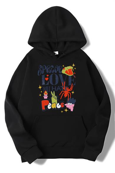 BRZ Collection Unisex Oversize Spread Love Hoodie