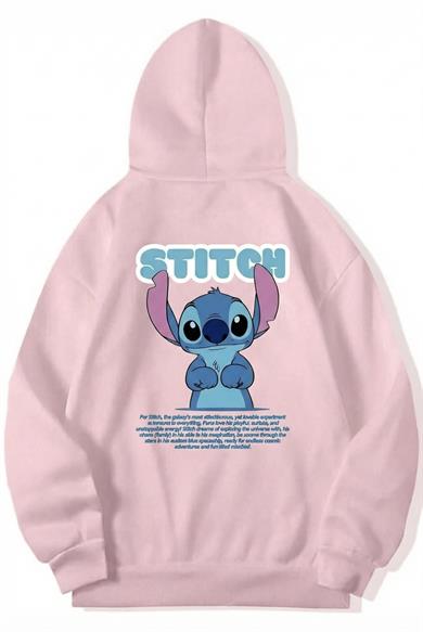 BRZ Collection Unisex Oversize Stitch Hoodie (AÇIK PEMBE)