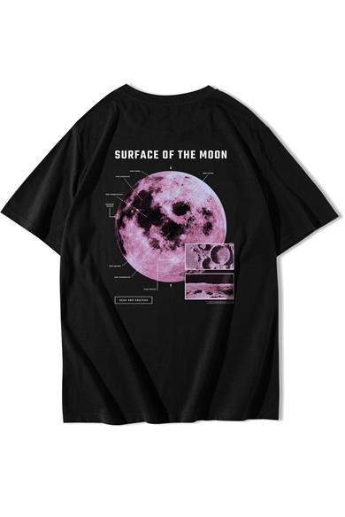 BRZ Collection Unisex Oversize Surface On The Moon T-shirt