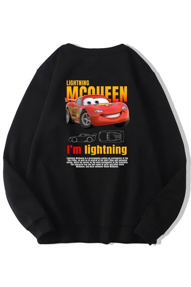 BRZ Collection Unisex Oversize (Sweatshirt) Şimşek McQueen (Sweatshirt)