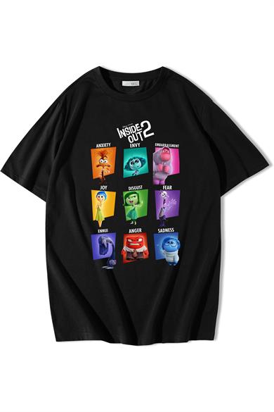 BRZ Collection Unisex Oversize Ters Yüz Duygular T-shirt