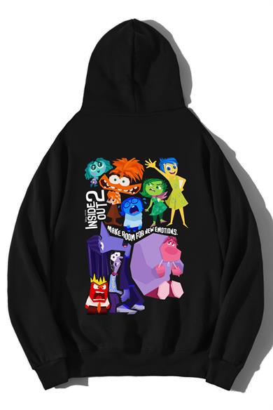 BRZ Collection Unisex Oversize Ters Yüz Make Room For New Emotions Hoodie