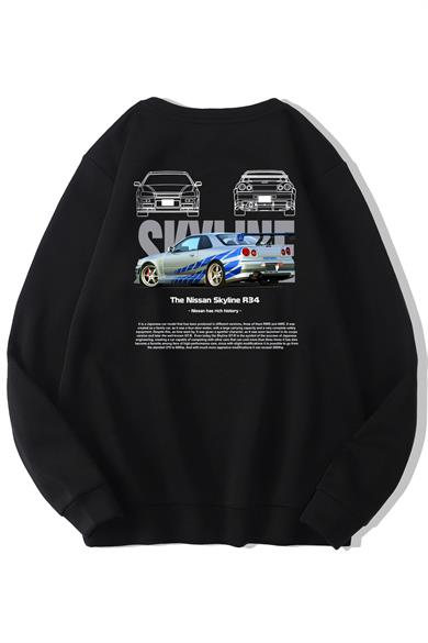 BRZ Collection Unisex Oversize The Nissan Skyline R34 Sweatshirt
