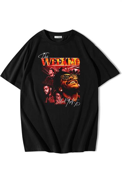 BRZ Collection Unisex Oversize The Weeknd T-shirt