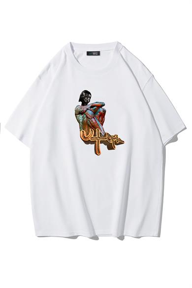 BRZ Collection Unisex Oversize Travis Scott Cactus Jack Utopia B1 T-shirt