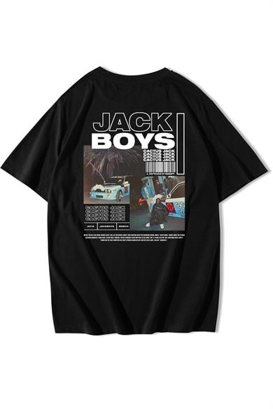 BRZ Collection Unisex Oversize Travis Scott Jack Boys Cactus Jack T-shirt