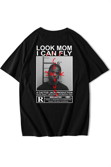 BRZ Collection Unisex Oversize Travis Scott Cactus Jack T-shirt