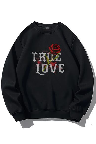 BRZ Collection Unisex Oversize True Love Sweatshirt
