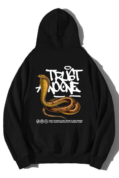 BRZ Collection Unisex Oversize Trust No One Hoodie