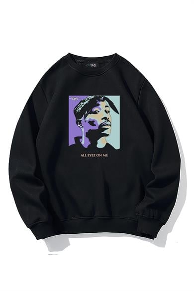 BRZ Collection Unisex Oversize Tupac All Eyez On Me Sweatshirt