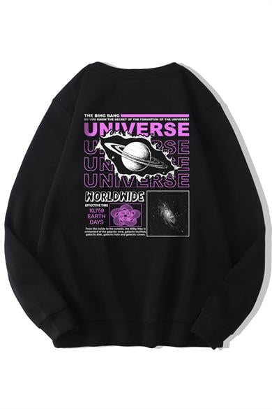 BRZ Collection Unisex Oversize Universe Sweatshirt