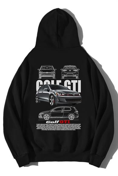 BRZ Collection Unisex Oversize Volkswagen Golf GTI Hoodie